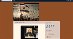 Desktop Screenshot of israelinspires.blogspot.com