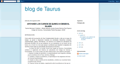 Desktop Screenshot of blogdetaurus.blogspot.com