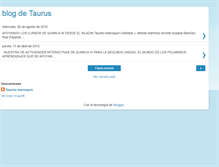 Tablet Screenshot of blogdetaurus.blogspot.com