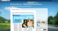 Desktop Screenshot of mumbaimummy-ourjourneytoparenthood.blogspot.com