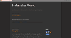 Desktop Screenshot of hatanakamusic.blogspot.com