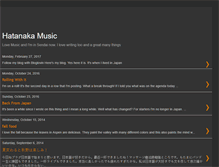 Tablet Screenshot of hatanakamusic.blogspot.com