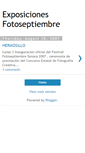 Mobile Screenshot of exposicionesfotoseptiembre.blogspot.com