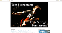 Desktop Screenshot of four-strings-basslessons.blogspot.com