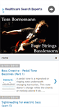 Mobile Screenshot of four-strings-basslessons.blogspot.com