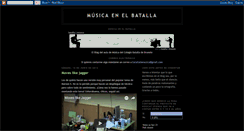 Desktop Screenshot of batallademusica.blogspot.com