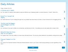 Tablet Screenshot of dailyarticles4free.blogspot.com