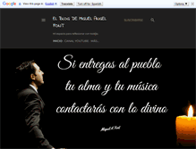 Tablet Screenshot of elblogdemiguelangelfont.blogspot.com