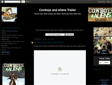 Tablet Screenshot of cowboys-and-aliens-movie-trailer.blogspot.com