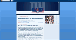 Desktop Screenshot of newyorkgiants101.blogspot.com