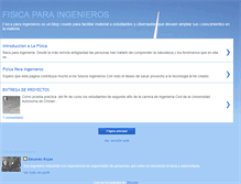 Tablet Screenshot of fisicaparaingenieros.blogspot.com