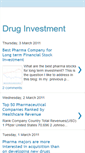 Mobile Screenshot of drug-investment.blogspot.com