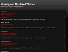 Tablet Screenshot of missingwomen.blogspot.com