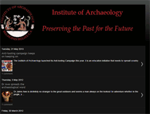 Tablet Screenshot of instituteofarchaeologynich.blogspot.com