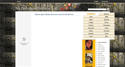 Desktop Screenshot of bollywoodactresslist.blogspot.com