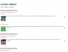 Tablet Screenshot of louises-koekken.blogspot.com