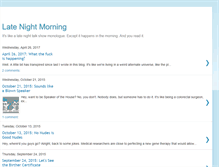 Tablet Screenshot of latenightmorning.blogspot.com