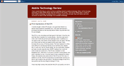 Desktop Screenshot of mobiletechreview.blogspot.com