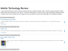 Tablet Screenshot of mobiletechreview.blogspot.com