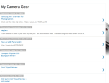Tablet Screenshot of mycameragear.blogspot.com