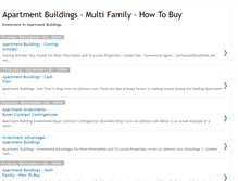 Tablet Screenshot of apartments-income.blogspot.com