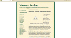 Desktop Screenshot of norwestreview.blogspot.com