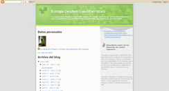 Desktop Screenshot of ecologiacuautitlanizcalli.blogspot.com