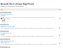 Tablet Screenshot of maginificent-sky.blogspot.com