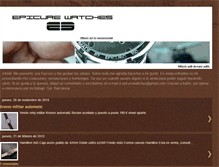 Tablet Screenshot of epicurewatches.blogspot.com