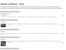 Tablet Screenshot of meteolapalma.blogspot.com