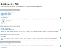 Tablet Screenshot of bioeticaenmib.blogspot.com
