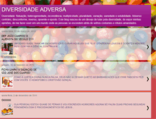 Tablet Screenshot of diversidade-adversa.blogspot.com