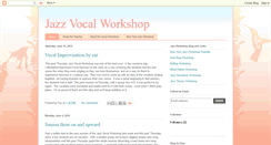 Desktop Screenshot of jazzvocalworkshop.blogspot.com