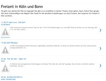 Tablet Screenshot of freizeit-koeln-bonn.blogspot.com