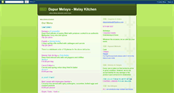 Desktop Screenshot of dapurmelayu-malaykitchen.blogspot.com