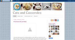 Desktop Screenshot of catsandcasseroles.blogspot.com