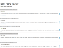 Tablet Screenshot of darkfairiepoetry.blogspot.com