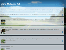 Tablet Screenshot of marlamullaneyart.blogspot.com