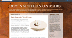 Desktop Screenshot of napoleononmars.blogspot.com