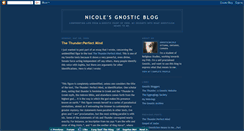 Desktop Screenshot of gnosticnicole.blogspot.com