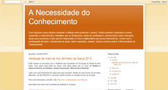 Desktop Screenshot of necessidadedoconhecimento.blogspot.com