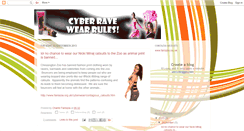 Desktop Screenshot of cyberclubwear.blogspot.com