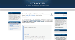 Desktop Screenshot of ihatehoaxes.blogspot.com