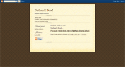Desktop Screenshot of nathanbond.blogspot.com