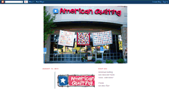 Desktop Screenshot of americanquilting.blogspot.com