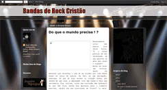 Desktop Screenshot of bandasderockcristaos.blogspot.com