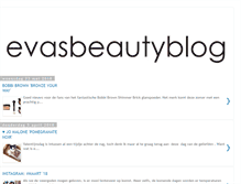Tablet Screenshot of evasbeautyblog.blogspot.com