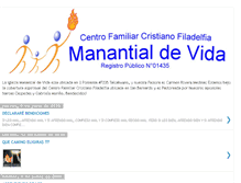 Tablet Screenshot of iglesia-manantialdevida.blogspot.com