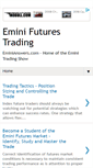 Mobile Screenshot of emini-chart-trading.blogspot.com