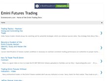 Tablet Screenshot of emini-chart-trading.blogspot.com